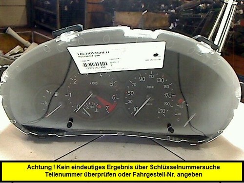 Tachoeinheit peugeot 206 - 206, cc